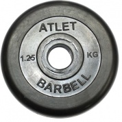 Диск обрезиненный MB Barbell Atlet 1.25 кг 26 мм